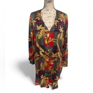 Vintage Victoria’s Secret 100% Silk Sleep Shirt – Made in Korea (M/L)